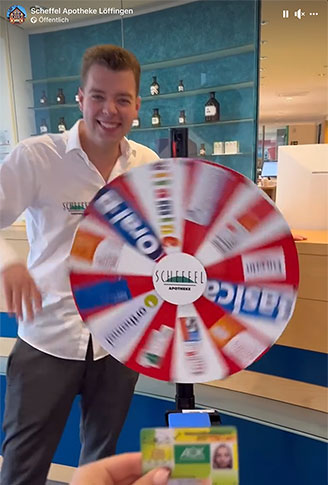 Das Scheffel Apotheken-Glücksrad